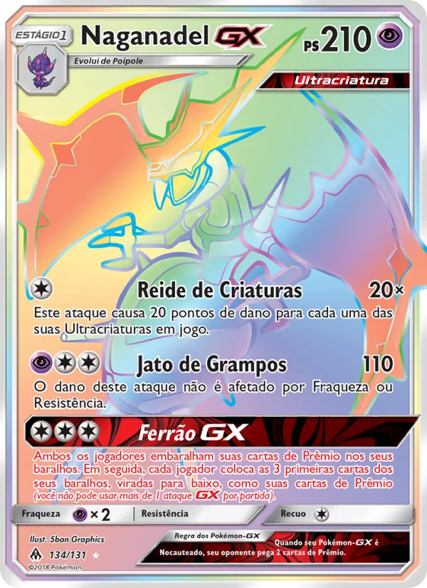 Naganadel GX (Forbidden Light #134/131)