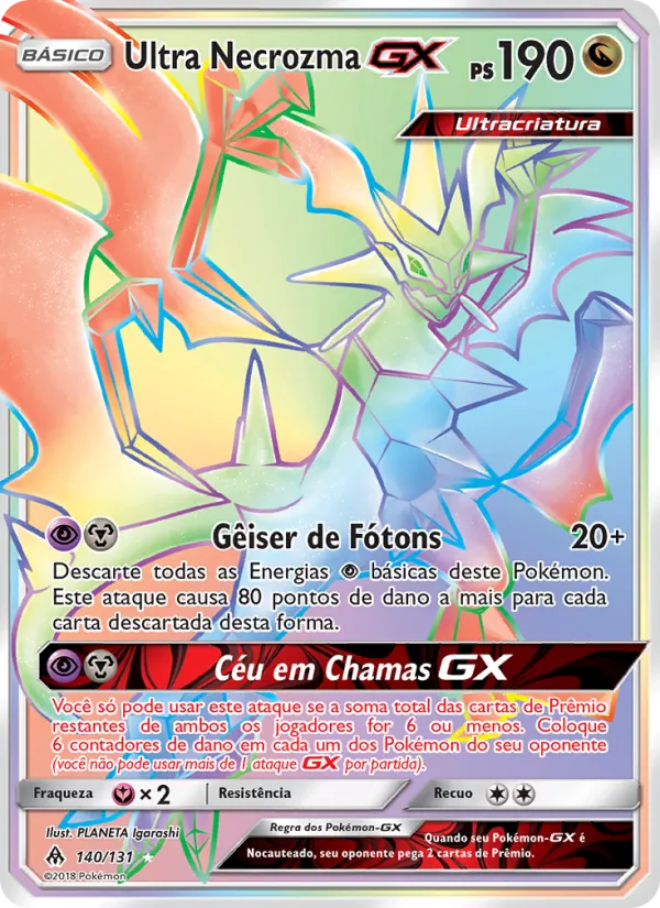 Ultra Necrozma GX (Forbidden Light #140/131)