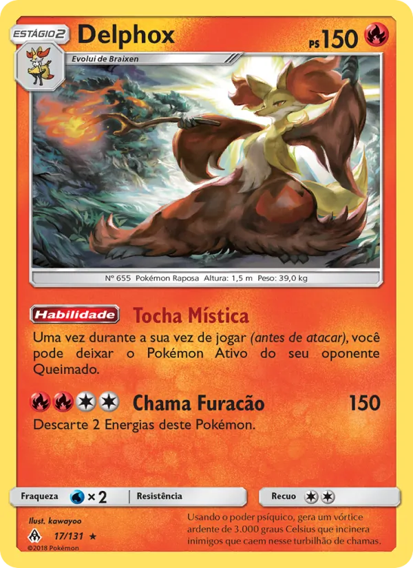 Delphox (Forbidden Light #17/131)
