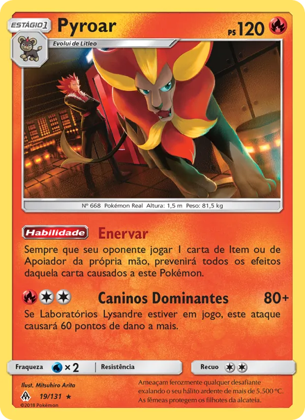 Pyroar (Forbidden Light #19/131)