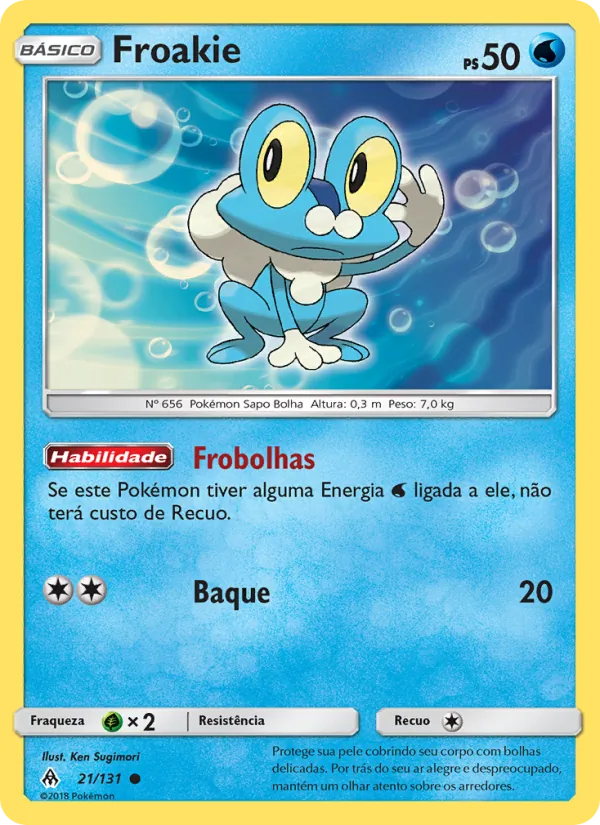 Froakie (Forbidden Light #21/131)