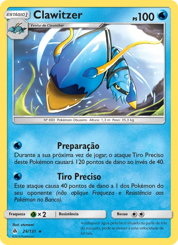 Clawitzer (Forbidden Light #26/131)