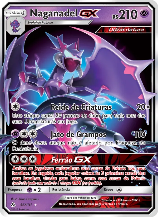 Naganadel GX (Forbidden Light #56/131)