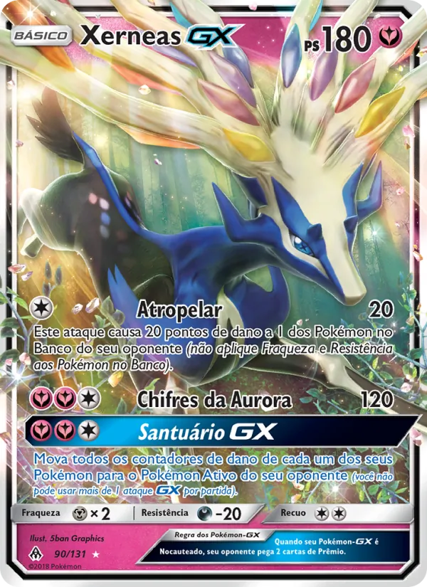 Xerneas GX (Forbidden Light #90/131)