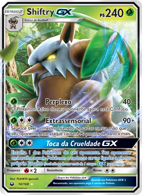 Shiftry GX (Celestial Storm #14/168)