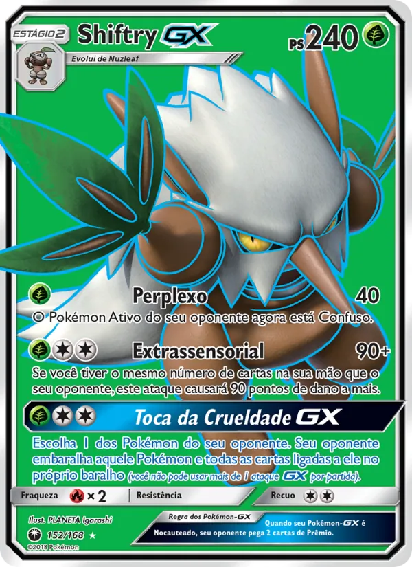 Shiftry GX (Celestial Storm #152/168)