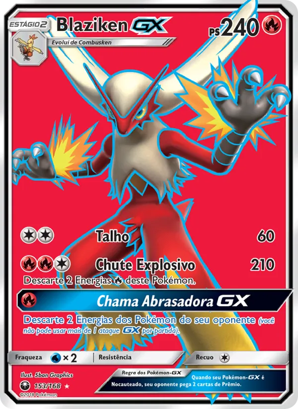 Blaziken GX (Celestial Storm #153/168)