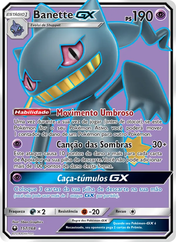Banette GX (Celestial Storm #157/168)