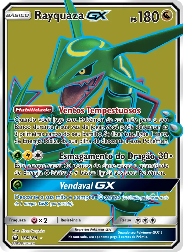 Rayquaza GX (Celestial Storm #160/168)