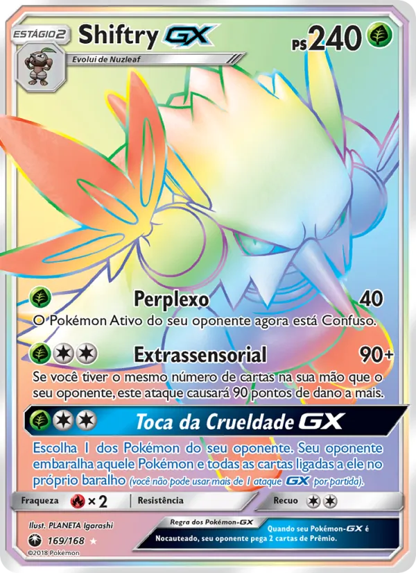 Shiftry GX (Celestial Storm #169/168)