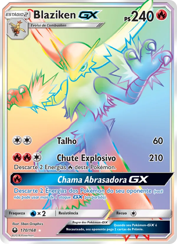 Blaziken GX (Celestial Storm #170/168)