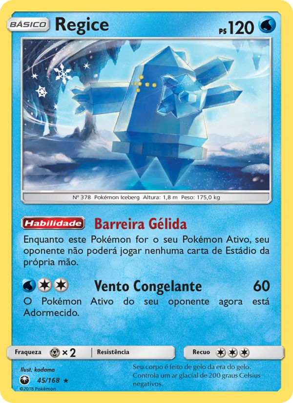 Regice (Celestial Storm #45/168)