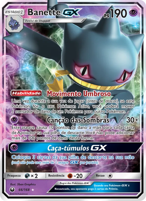 Banette GX (Celestial Storm #66/168)
