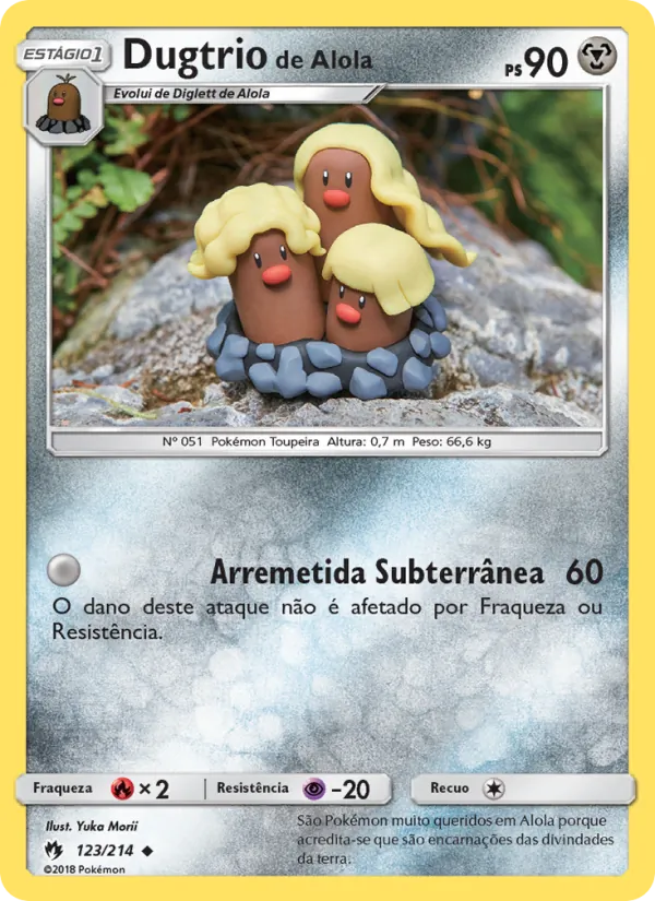 Dugtrio de Alola (Lost Thunder #123/214)