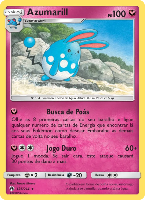 Azumarill (Lost Thunder #136/214)