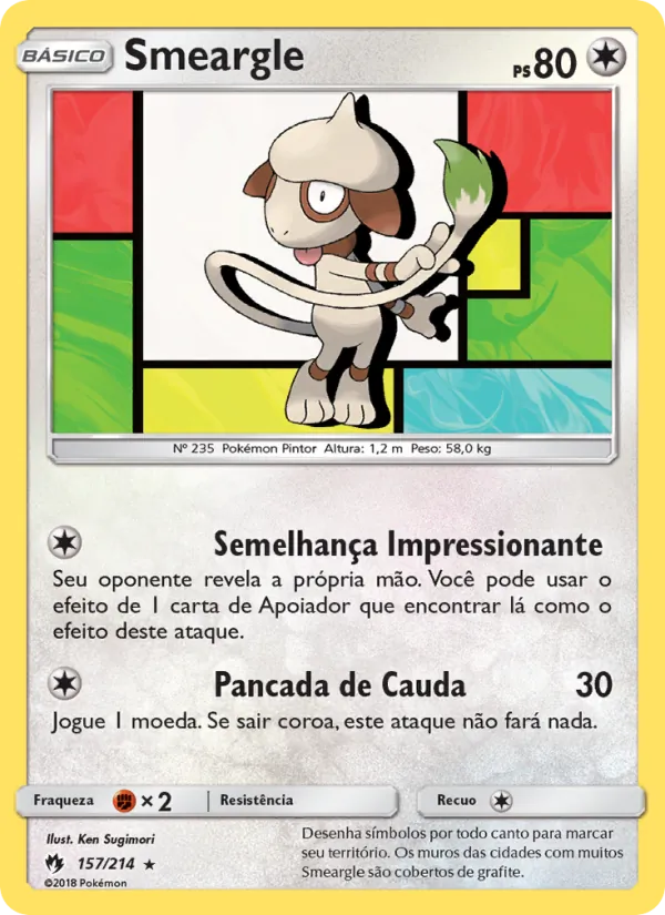 Smeargle (Lost Thunder #157/214)