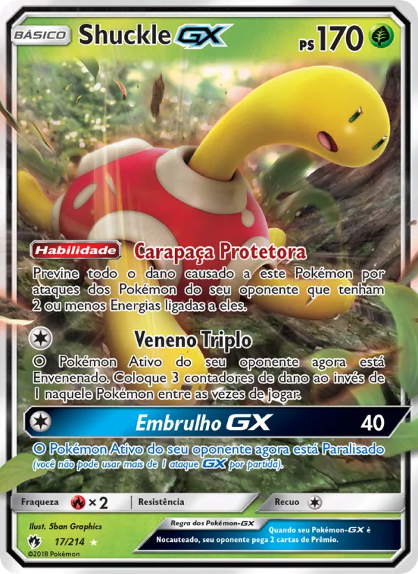 Shuckle GX (Lost Thunder #17/214)
