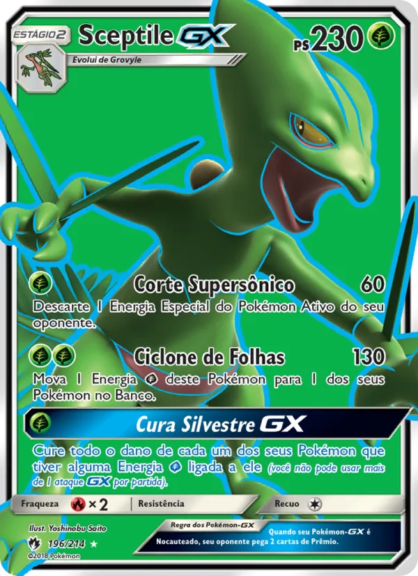 Sceptile GX (Lost Thunder #196/214)