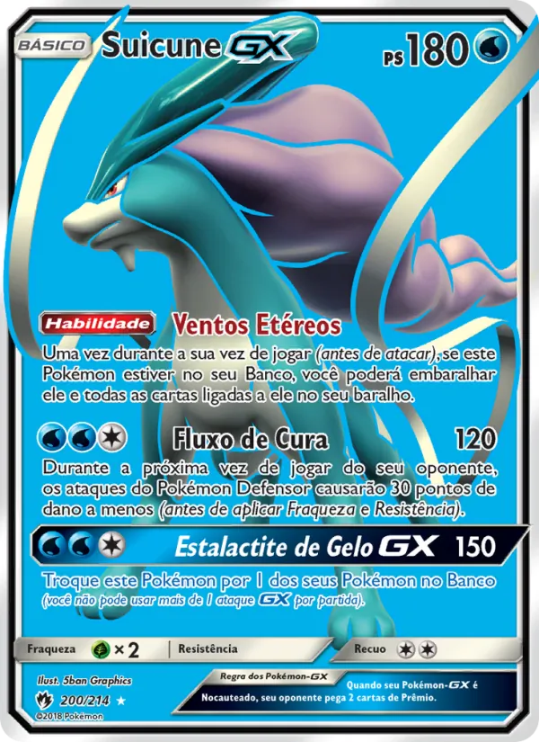 Suicune GX (Lost Thunder #200/214)