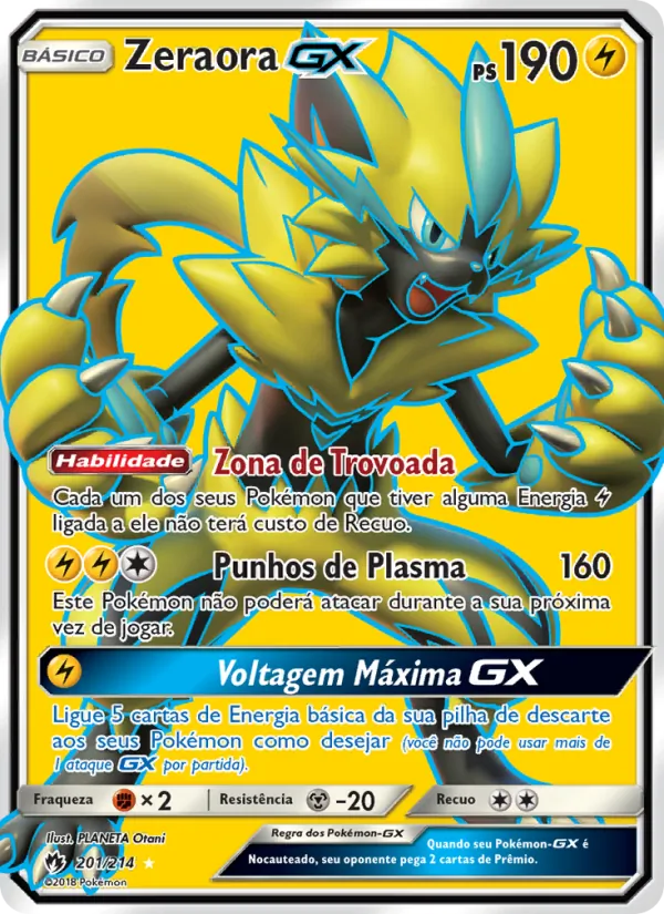 Zeraora GX (Lost Thunder #201/214)