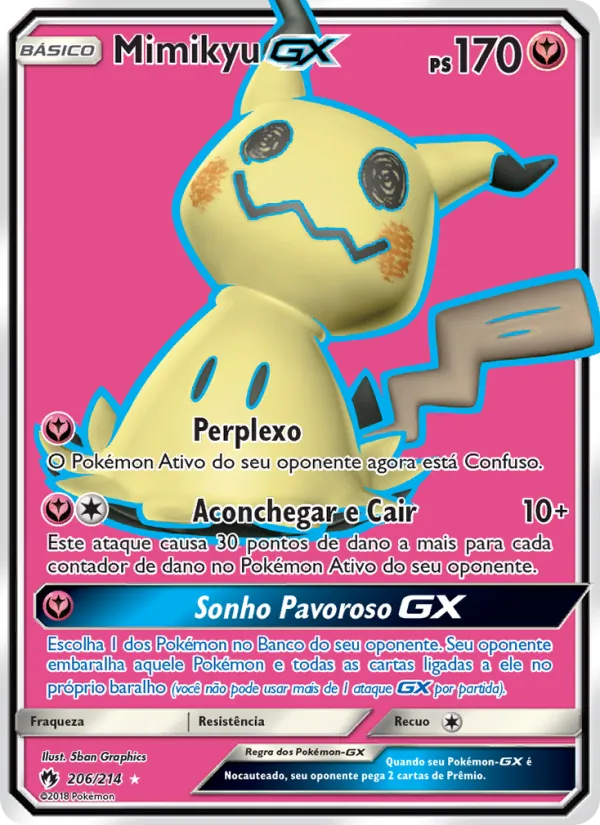 Mimikyu GX (Lost Thunder #206/214)