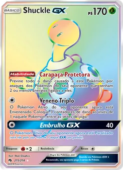 Shuckle GX (Lost Thunder #215/214)