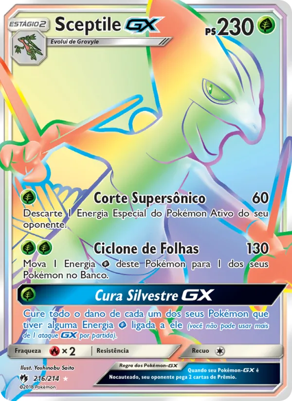 Sceptile GX (Lost Thunder #216/214)