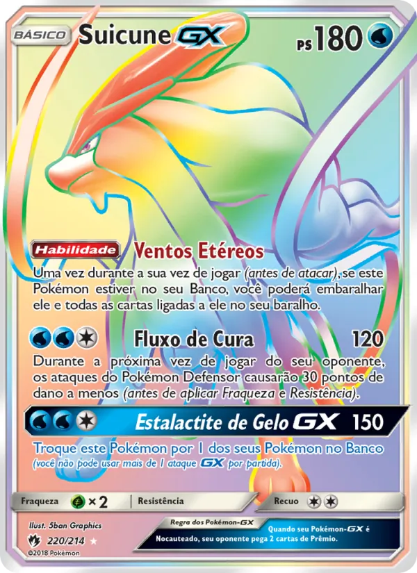 Suicune GX (Lost Thunder #220/214)
