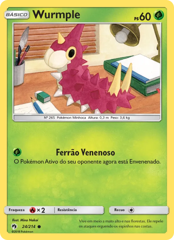 Wurmple (Lost Thunder #24/214)