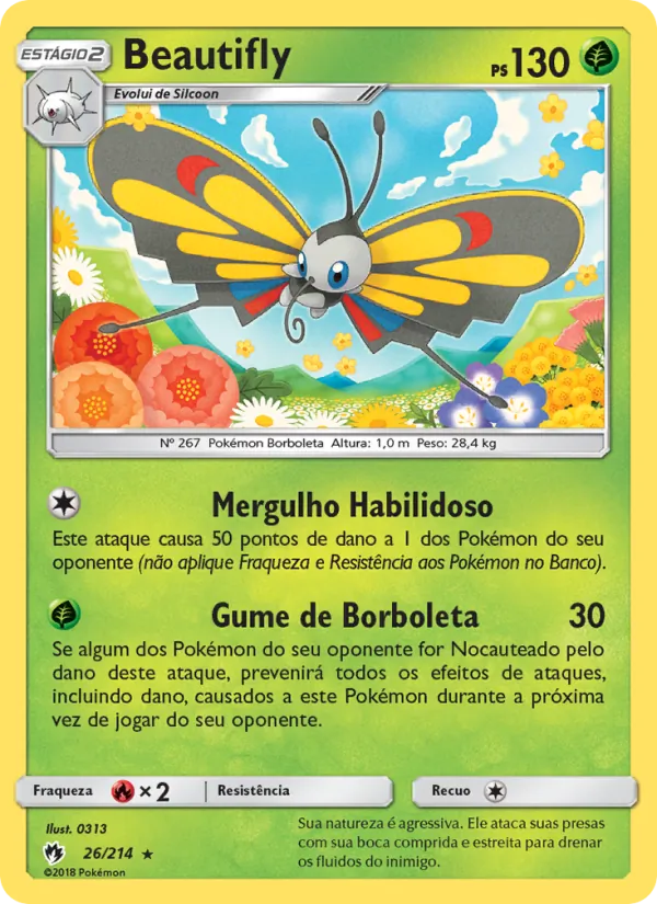 Beautifly (Lost Thunder #26/214)