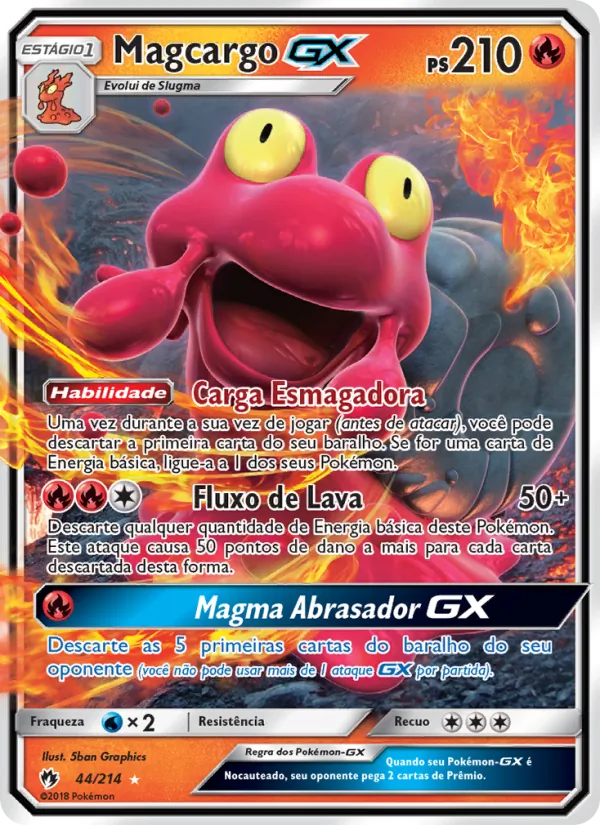 Magcargo GX (Lost Thunder #44/214)