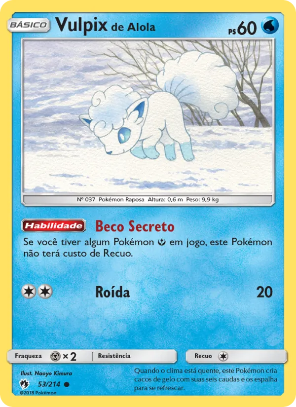 Vulpix de Alola (Lost Thunder #53/214)