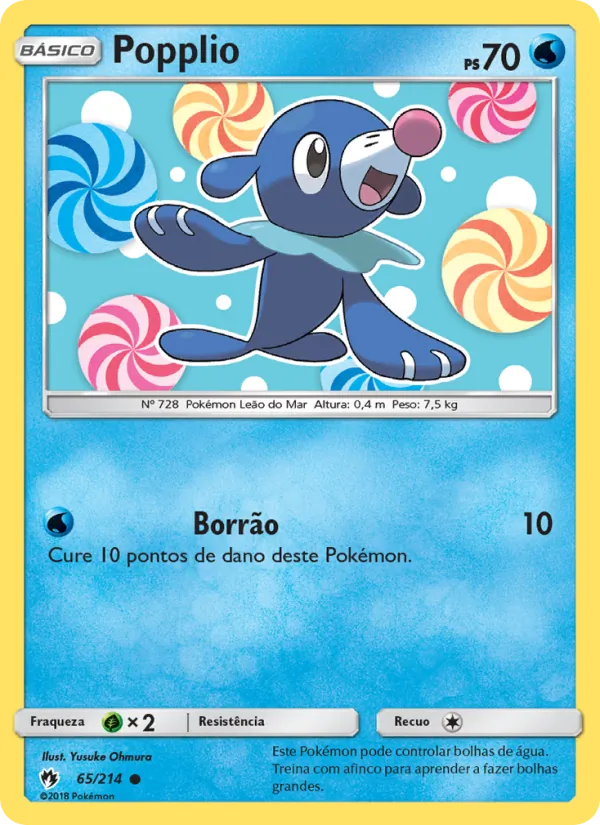 Popplio (Lost Thunder #65/214)