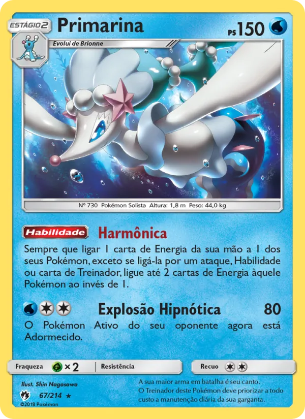 Primarina (Lost Thunder #67/214)