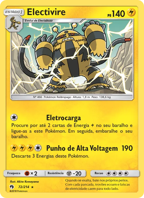 Electivire (Lost Thunder #72/214)