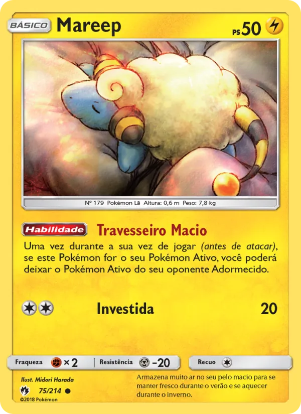 Mareep (Lost Thunder #75/214)