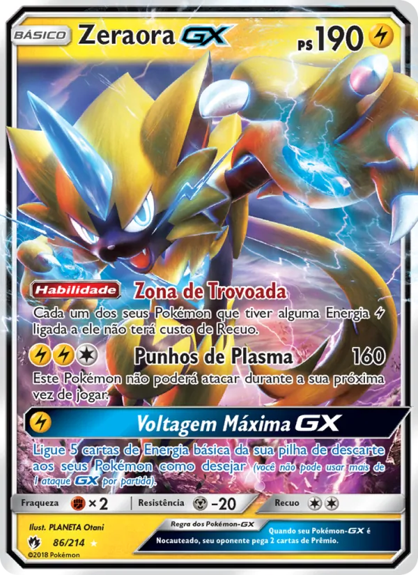 Zeraora GX (Lost Thunder #86/214)