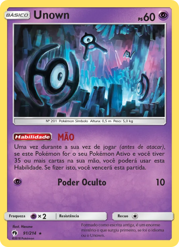 Unown (Lost Thunder #91/214)