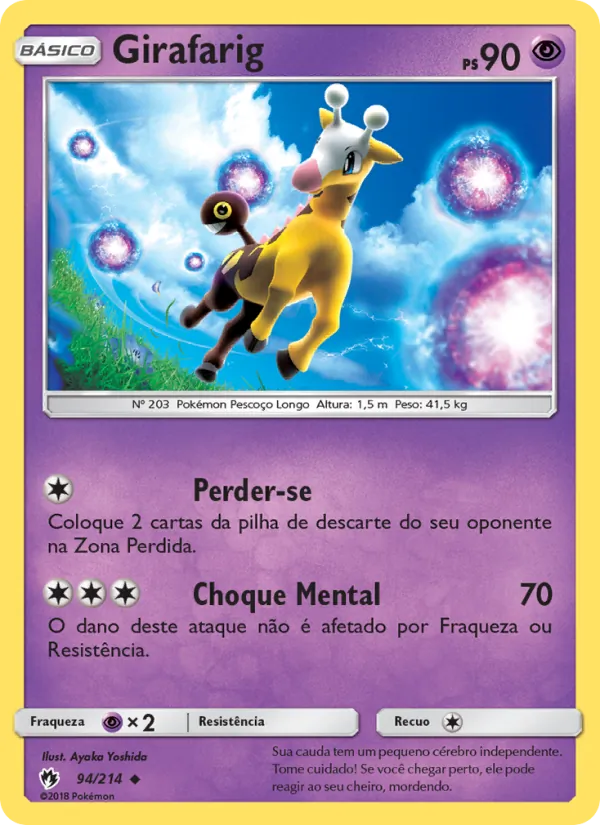 Girafarig (Lost Thunder #94/214)