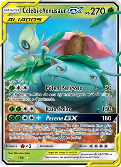 Celebi e Venusaur GX (Team Up #1/181)