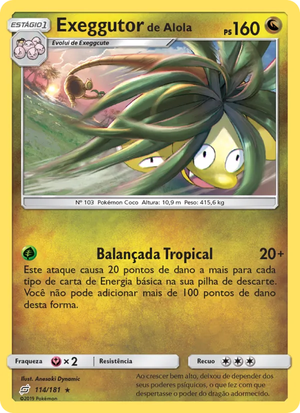 Exeggutor de Alola (Team Up #114/181)