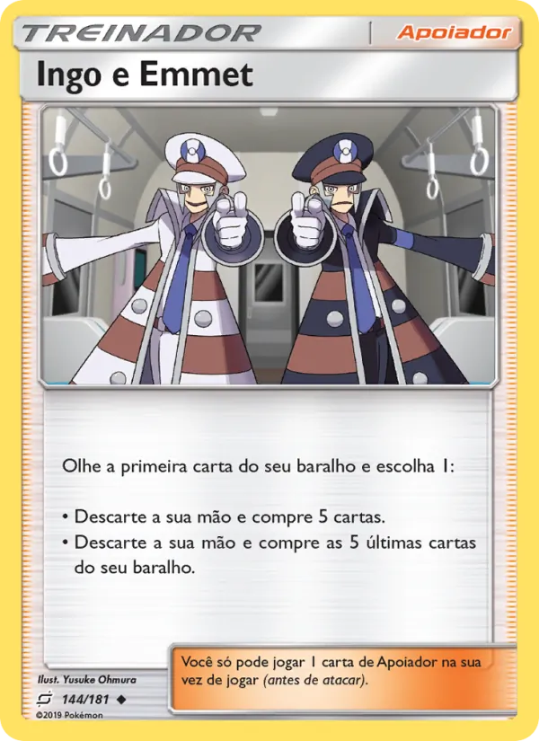 Ingo e Emmet (Team Up #144/181)