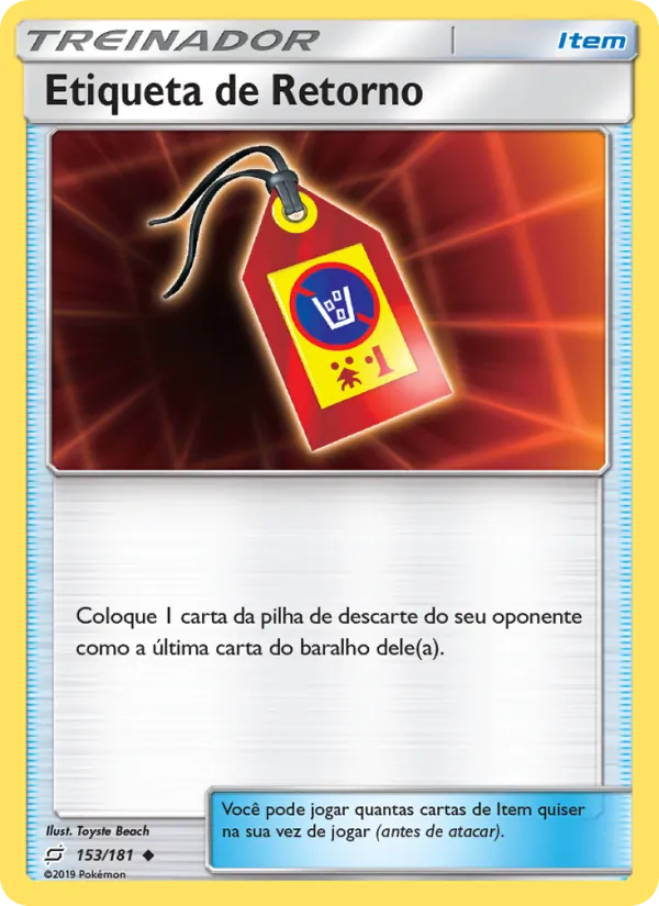 Etiqueta de Retorno (Team Up #153/181)