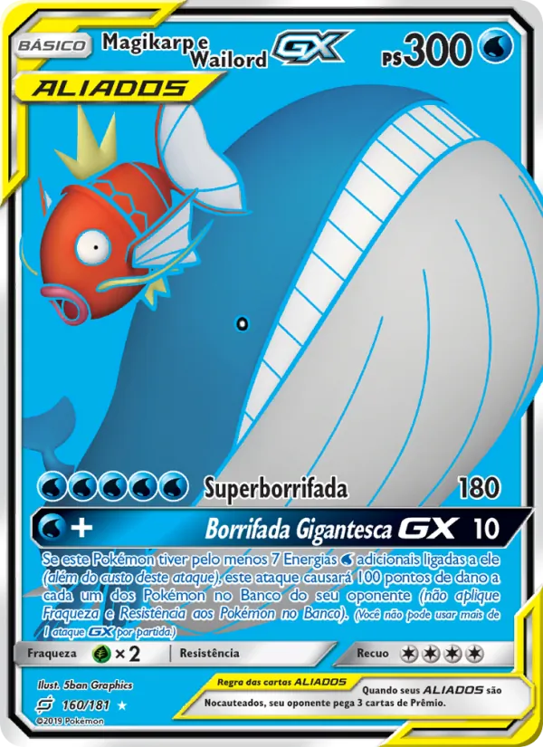 Magikarp e Wailord GX (Team Up #160/181)