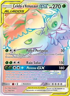 Celebi e Venusaur GX (Team Up #182/181)