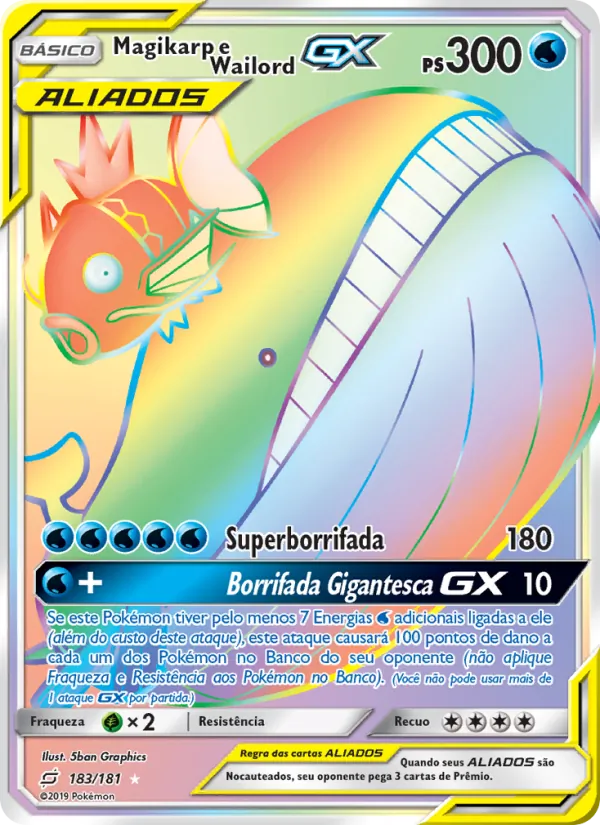 Magikarp e Wailord GX (Team Up #183/181)