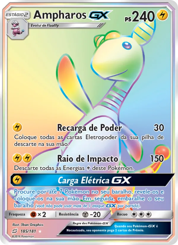 Ampharos GX (Team Up #185/181)