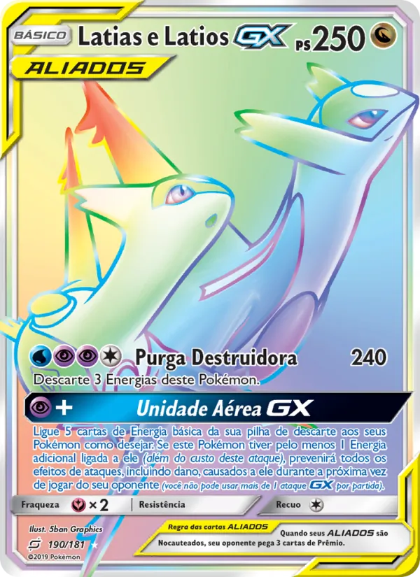 Latias e Latios GX (Team Up #190/181)