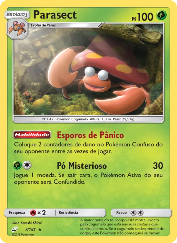 Parasect (Team Up #7/181)