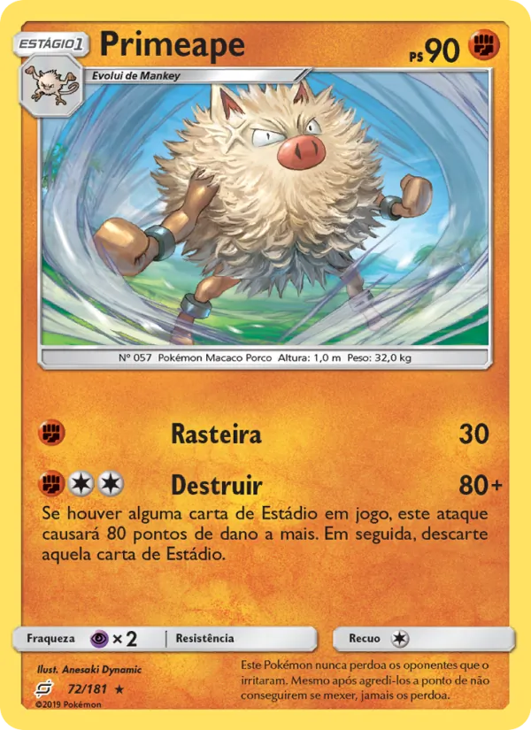 Primeape (Team Up #72/181)